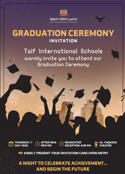 Dear Parents and Guests , On this special day, as we prepare for the gr